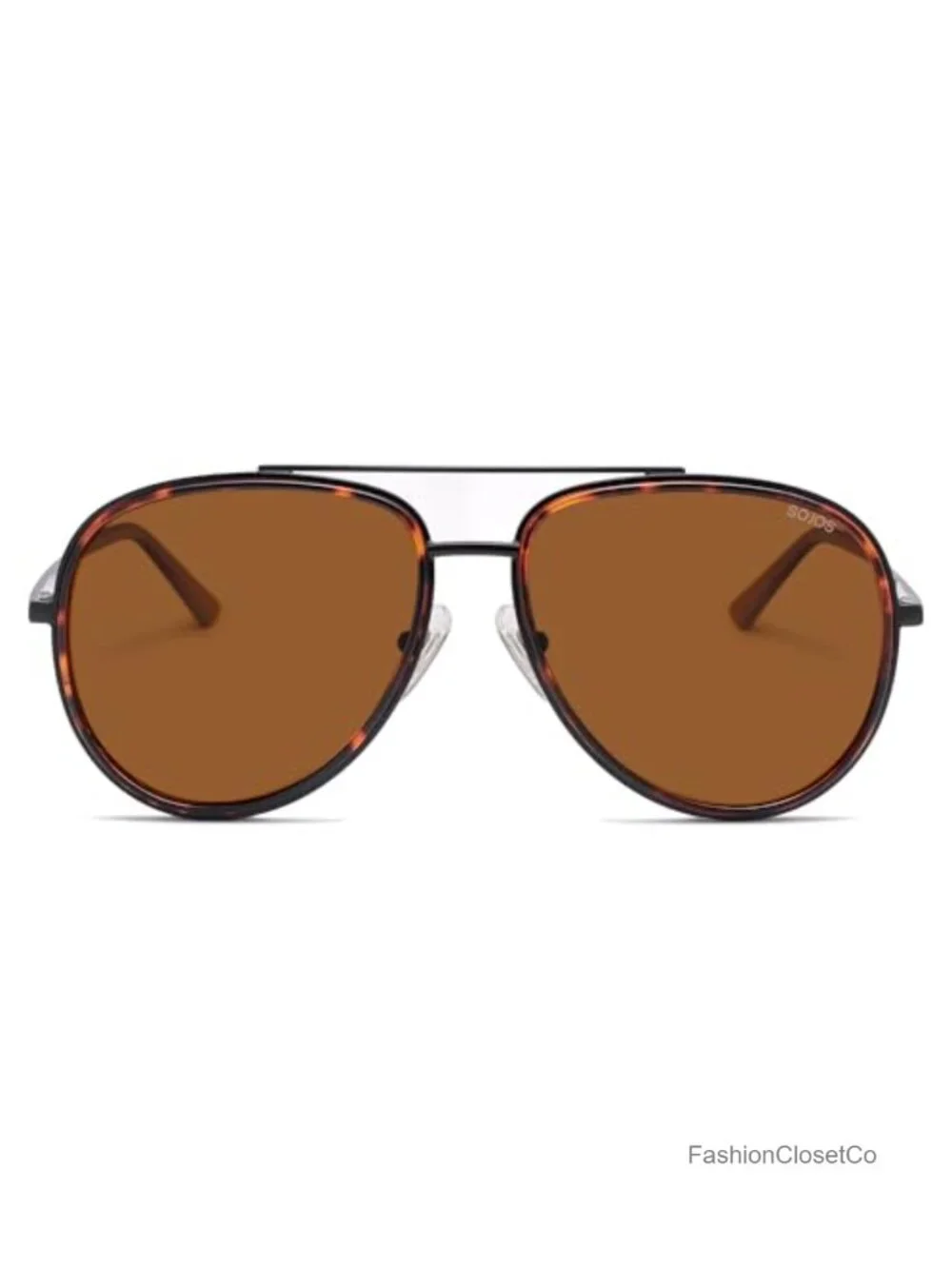 Oversized Polarized Aviator Sunglasses with Metal Frame UV400 Protection
